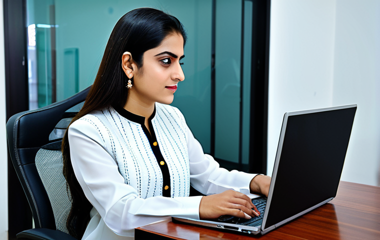 **

"A confident businesswoman, fully clothed in a traditional yet modern shalwar kameez, working on a laptop in a bright, contemporary office in Karachi. Natural lighting, perfect anatomy, professional attire, appropriate content, safe for work, family-friendly, high-resolution."

**