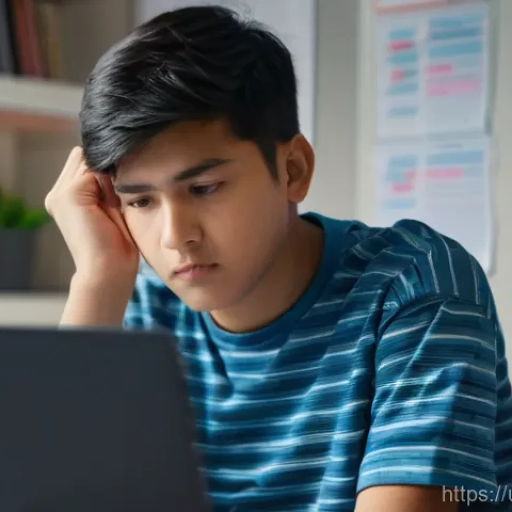 정보처리 실기 시험 대비 코딩 능력 향상법 - **Prompt:** A 16-year-old male student, wearing a casual t-shirt and jeans, sits at a desk in a well...