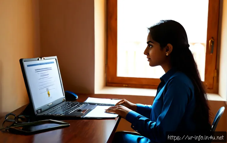 Home 17 정보처리 자격증 취득과 경력 개발 방향 - Photorealistic career-development scene in a modern Pakistani home office, a focused young Urdu-spea...